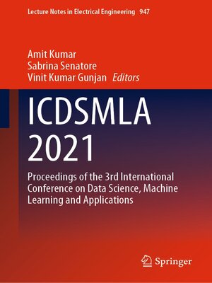 cover image of ICDSMLA 2021